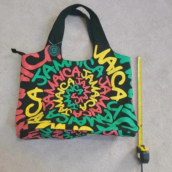 Robin Ruth JAMACA Neon Color Spiral Pattern Purse Zip Closure Shoulder L… - Picture 8 of 10